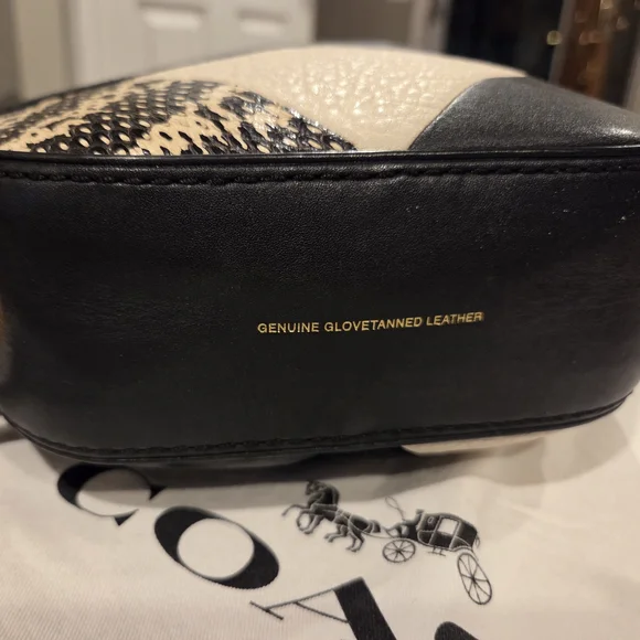 Coach 1941 Canteen Crossbody Bag With Patchwork And Snakeskin Detail - Picture 2 of 10